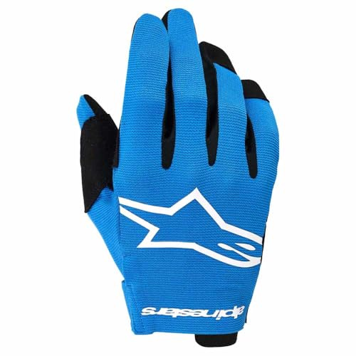 Alpinestars Radar Jugend Motocross Handschuhe, blau/weiß, M