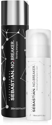 Sebastian Professional NO.BREAKER Bundle - Shampoo (250 ml) + Leave-in-Stylingcreme (145 ml) – Repariert und schützt das Haar vor Haarbruch - Für starkes und geschmeidiges Haar