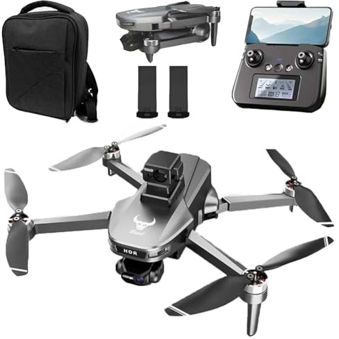 Ledovan SG109MAX2 Drohne mit 4K Kamera für Erwachsene, 3 Achsen Gimbal Stabilization, 3 km Videoübertragung, 6,5-Zoll-Bildschirm, Professionelle Drohne, Flugzeit 90 Minuten, 2 Batterien