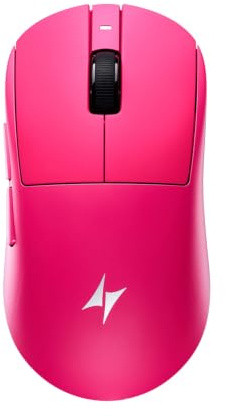 ATK Dragonfly A9 MINI+ Wireless Gaming Mouse - Pink | 39g Lightweight, PAW3955 Master Sensor, Up to 50,000 DPI, 8K Polling Rate, 200 Hr Battery Life, Dual-Mode 2.4G/Wired