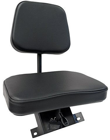 KlaraSeats passend Zetor Beifahrersitz PVC Schwarz Schlepper Traktor