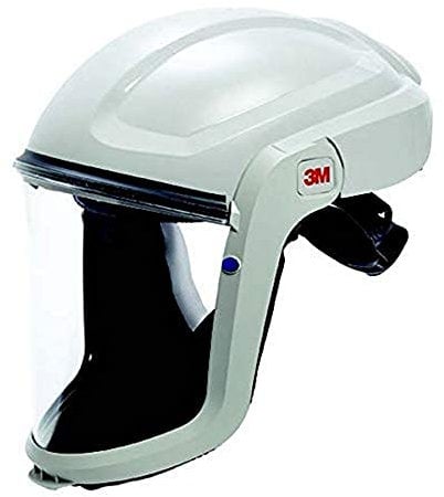 3M 00051131372993 Versaflo Atemschutzmaske mit Gesichtsschutz, Kapazität, Volumen, Standard, grau