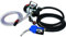 Neilsen CT5183 Electric Diesel Fuel Transfer Pump 230V 60L/Min with Bypass Valve, Automotive Filler Nozzle, 2M Inlet Hose & 4M Outlet Hose, Compact Portable Fuel Dispenser