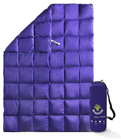 4Monster Outdoor Daunendecke Ultraleicht für Camping, Kompakte Reisedecke Bettdecke Warm Weich für Outdoor Indoor Reise Weihnachten
