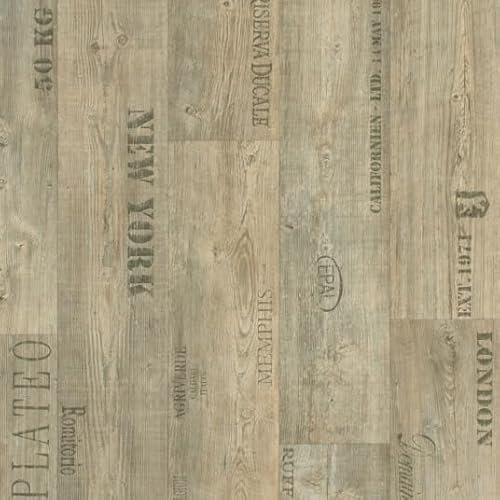 Sol Vinyle First - Imitation parquet marqué - Rouleau de 3.00m x 6m