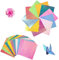 50 Blatt Glitzer Papier,Farbige Origami Papier, Glänzend Bastelpapier,Faltpapier Glitzerpapier zum Basteln Partyzubehör 15x15cm Mehrfarbig