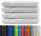 Zestri Frottier Handtuch 4er-Set | Weiß 50x100 | 100% Baumwolle 500g/m² | Öko-Tex Standard 100 Handtuch