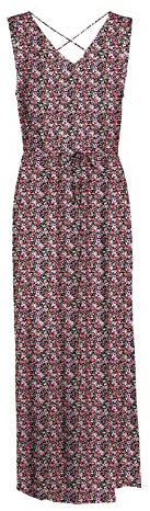 Vero Moda Vmeasy SL Tank Maxi Dress R1 WVN GA Robe, Georgia Peach/AOP:Cille, M Femme