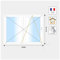 Finestra 2 ante PVC H950 mm Bianco x Larghezza 1400 mm