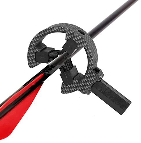 KIMISS Universal Brush, Rest Compoundbogen Recurve Drop-Away-Pfeil Pfeilauflage Compoundbogen, Pfeil Bogenschießen CP812 (Camo) (Carbon-Tarnung)