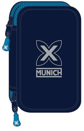 Safta Double Filling 28 Units Munich Nautic Pencil Case One Size