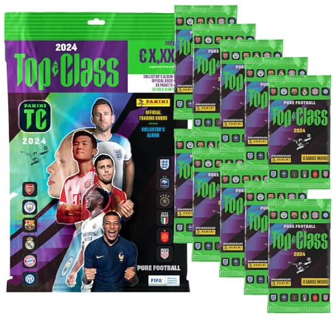 Generisch FIFA Top Class 2024 - Trading Cards - 1 Starter + 10 Booster