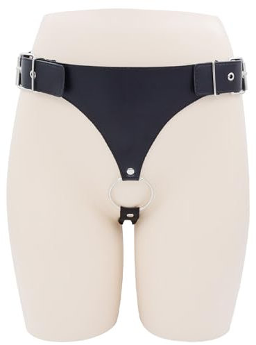 Kutocesy Chastity Belts Männliche Keuschheitsgürtel Delay Ring Penis Ring Einstellbare Keuschheit Käfig Schloss Paar Erotik Erwachsene Bondage Gürtel