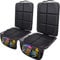 Gimars Protection Siege Voiture, 2 Pièces, Imperméable Housse Siege Voiture Enfant, Isofix Universelle, Protege Couvre Auto Bébé Animaux avec 2 Poches en Maille pour SUV Berline Coffre