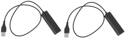 OSALADI 2pcs PC Adapter Cable Headphones Adapter USB Headphone Adapter Rj9 to USB Converter Adapter Rj9 to USB Adapter Female USB Cable Head Phones Headset Adapter Crayon Laptop Plastic