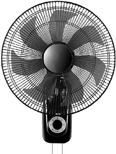 Ventilatore industriale a parete con inclinazione 16 pollici con telecomando e funzione timer, regolabile in tre velocità, silenzioso e a risparmio energetico, ventilatore rotante oscillante, for uffi