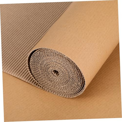 VILLCASE Rouleaux De Papier Demballage 12 X 197 Pouces - Feuilles De Carton Ondulé Papier Demballage Dexpédition Matériel De Fabrication Artisanale