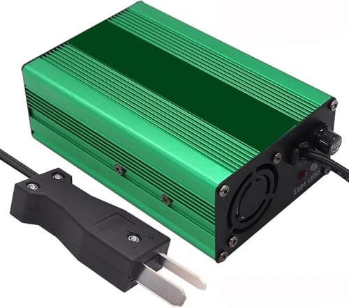 ZVUTRCUV 48 volt 5A volt golf cart battery charger golf cart battery charger golf cart accessories (green)