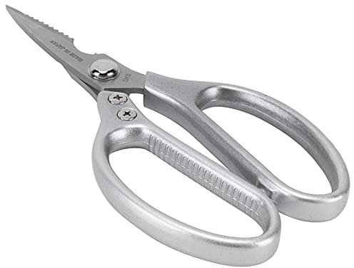 Kitchen Scissors, Pizza Scissors Poultry Shears, with Anti Slip Handle, Stainless Steel Utility Scissors for Meat Chicken Bone Turkey Fish Vegetables