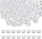 PATIKIL 10mm Round Crystal Beads, 100 Pcs Glass Faceted Ball Beads Loose Spacer Bead for Jewelry Making Bracelet Necklace Earrings Wind Chimes Craft, Clear