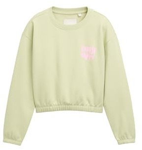 Tom Tailor Mädchen 1047390 Kinder Cropped Sweatshirt mit Print