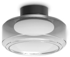 Ideal Lux TOPICO 25cm LED-Schüssel, halbbündige Deckenleuchte, Rauch, 3000K