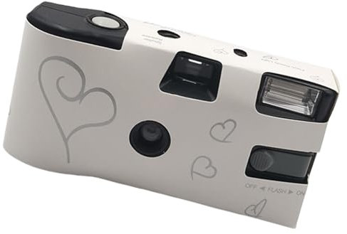 Single Time Use 35mm Camera With Flashing & 27 Exposures Color Films Included For Celebration Birthday