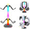 RGB Headset Stand with Controller Holder – 2-Tier LED Gaming Organizer for PS5, PS4, Xbox, Switch – USB & Type-C Charging Dock – RGB Light Display for Desk Setup