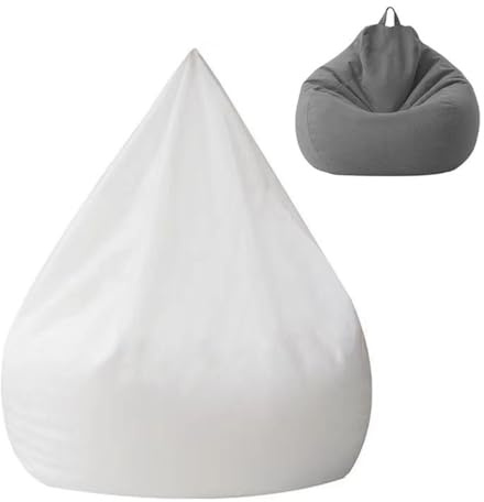 Yuragim Funda interior para saco de asiento, inserto XXL 100 x 120 cm, funda interior para asiento Lazy Sofá, puf de repuesto, funda de repuesto para puf, funda de tela para sofá