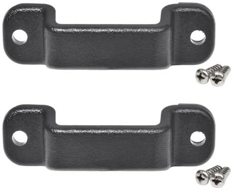 Onchdbfhuu 2pcs Universal Handheld Radio Clip Mic Hanger Holder with Screws and Adhesive Back