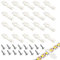 VIPMOON 100 Stück Led Strip Befestigung, 10 mm Led Stripes Montagehalterung, Schrauben im Lieferumfang enthalten