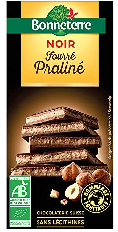 CHOCOLAT FOURRE PRALINE 100G