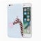 ZQ-Link iPhone 6 Phone Case for Girls, Glossy TPU Soft Rubber Silicone Cover Bumper Phone Case for Apple iPhone 6s / iPhone 6 Giraffe Blowing Bubbles