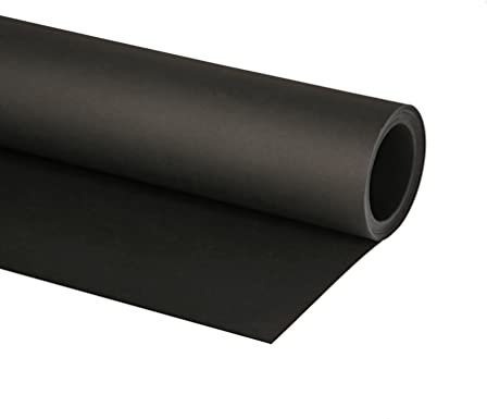 Clairefontaine 975161C Rouleau PaintON Multi-techniques - Papier Dessin Multi-techniques au Grain Légèrement Rugeux - Noir - 1,3x10 m 250g