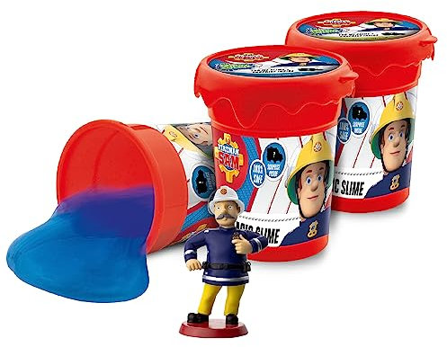 CRAZE Toys 3x150g Craze Magic Slime FEUERWEHRMANN SAM Fireman 3X 150g Schleim für Kinder Kinderzimmer 3er Schleimset mit Spielfiguren 17296, bunt