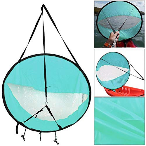 Guajave Kajak Boot Wind Segel Kanu Sup Paddel Board Segel mit Transparent Fenster Fischen Ruderboot Aufblasbar Außenbord Driften - Blau