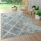 Paco Home Outdoor Teppich Wetterfest Wohnzimmer Balkon Küche Orientalisch Ornament Skandinavisch Geometrisches Muster 3D Effekt Modern, Grösse:200x290 cm, Farbe:Grau 2