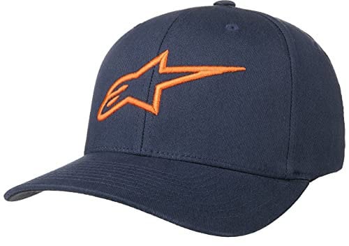 Alpinestars, Ageless Curve, Baseball Kappe, Navy/Orange, 23X, Mann