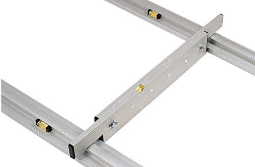 DeRiTex Abziehlehren-Sets - Grundschienen und Abziehlehre (2 x Grundschienen 2m + Lehre 1,5-2,5m)