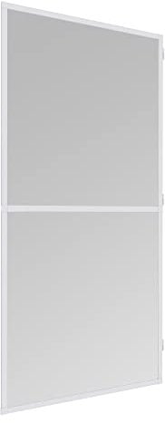 Windhager Mosquitera básica para puerta, marco tensor, 100 x 210 cm, color blanco