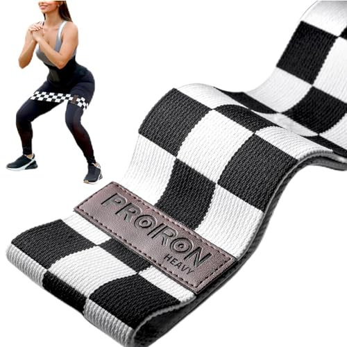 PROIRON Bande Elastique Fitness Bande de Résistance Set de Hip Bands Tissu Antidérapant pour Hanche Jambes Corps Fessiers Musculation Pilates Squat Sport Crossfit,Light