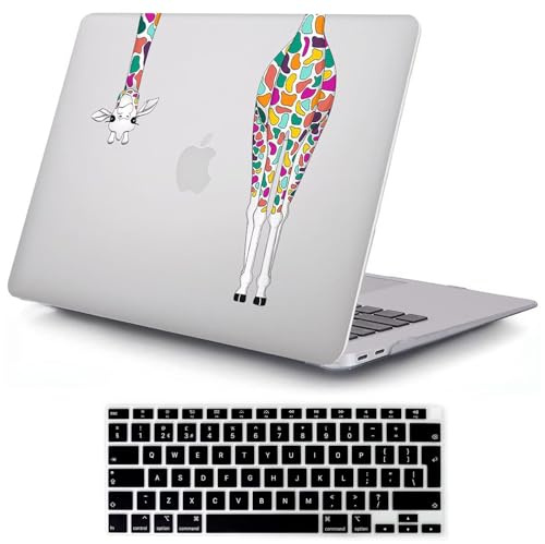 MOKASE Case Compatible with MacBook Pro 14 inch M5-M1 2026-2021 Release | A3426 A3427 A3434 A3112 A3185 A3401 A2918 A2992 A2779 A2442, Protective Plastic Hard Case & Keyboard Cover, Giraffe
