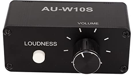 Audio-Verstärkersystem für zu Hause, Verstärker Home Audio Music Controller Stereo-Lautstärkeregler mit 3,5-mm-AUX-Cinch-Buchse, für Lautsprecher-Setups, Karaoke, ,