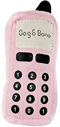 YUANstore 1pcs Mobile Phone Shape Pet Sound Toy Plush Dog Chew Toy Puppy Kitten Teeth Cleaner Toothbrush Soft Pet Molar Dog Training Toys