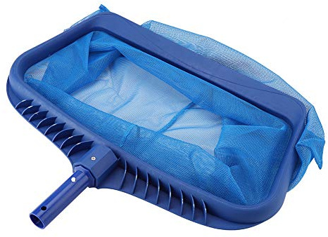 Alvinlite Pool Skimmer Net, Heavy Duty Leaf Rake for Cleaning Swimming Pool Pond Fine Mesh Deep Bag Catcher with Telescope Pool Pole Pool