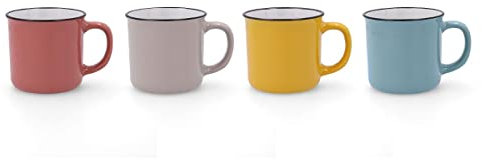 Quid Frappe Mug Cerámico Surtido 33cl