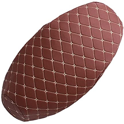 KOZEEY Universal-Motorrad-Sitzkissenbezug, Mesh, rutschfest, elastisch, wasserdicht, Motorrad-Sitzbezüge für Motorräder im Freien, Braun XXL