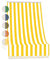 Tenda da Sole da Veranda e da Giardino in Tessuto Resistente, Ombreggiante, Idrorepellente, Protezione dai Raggi UV - Tenda a Caduta Fantasia Rigata (140x300 cm, Giallo)