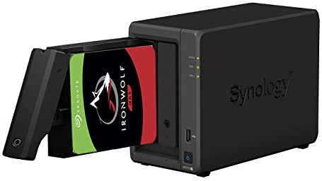 Synology DS723+ 2GB NAS 20TB (2x10TB) Seagate IronWolf, montiert und getestet mit DSM SE installiert