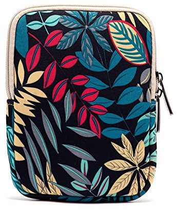 jebyltd Buchschutz, Hardcover, Buchhülle, Reißverschluss, waschbarer Stoff